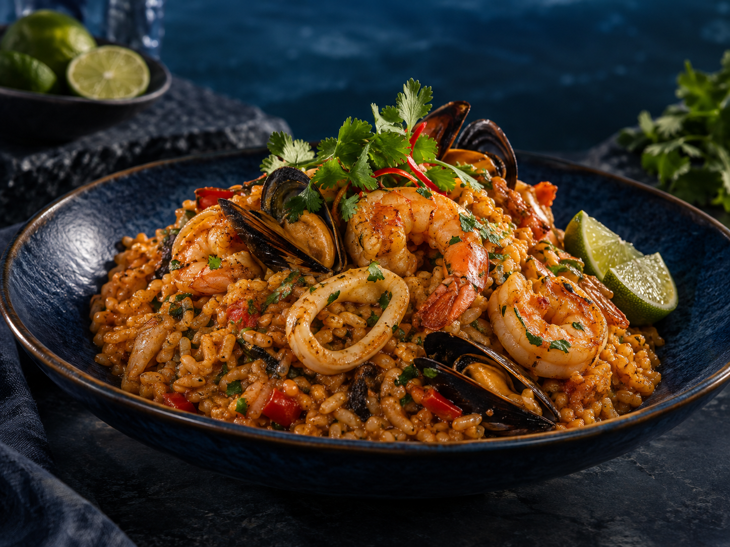 Arroz con mariscos
